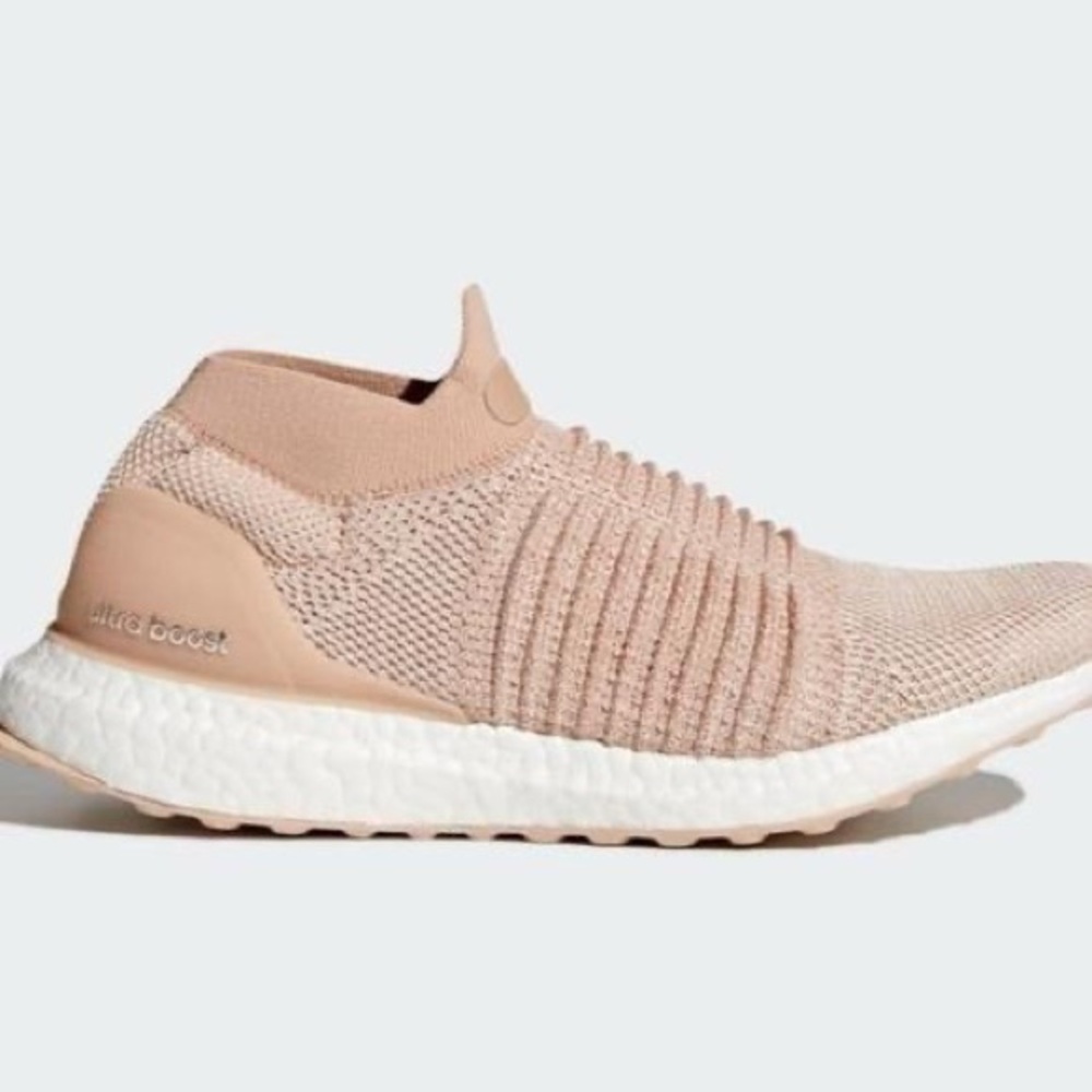 Adidas Pink Laceless Sneakers with Boost Technology/SIZE 9.5